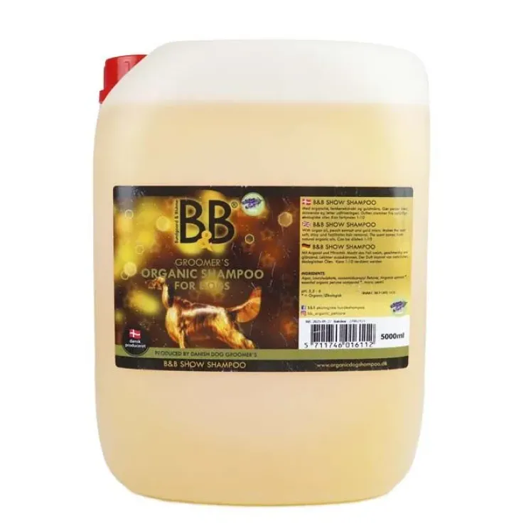 B&B Show shampoo | Økologisk hundeshampoo