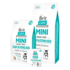 Brit Care Mini Grain Free Adult - Light & Steriliseret | Tørfoder