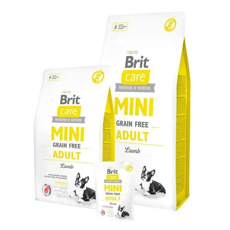 Brit Care Mini Grain Free Adult - Lamb | Tørfoder