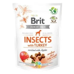 Brit Crunchy Snack, Insects With Turkey | 200g.