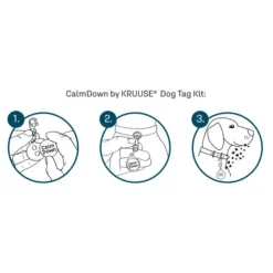 CalmDown by KRUUSE® Hundetegn m. beroligende knap