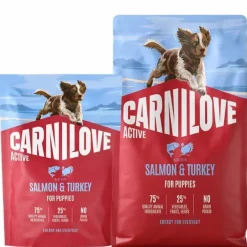 Carnilove Active Dog Salmon & Turkey, Puppy All Breeds | Tørfoder