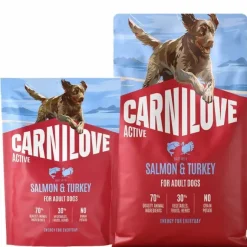 Carnilove Active Dog Salmon & Turkey, Adult All Breeds | Tørfoder