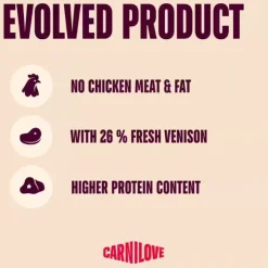Carnilove Active Dog Venison, Reindeer & Wild Boar, Adult All Breeds | Tørfoder
