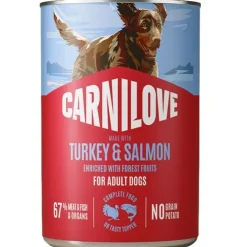 Carnilove Dog Can Paté, Salmon & Turkey | 400g