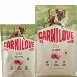 Carnilove True Fresh Dog Duck, Puppy All Breeds | Tørfoder