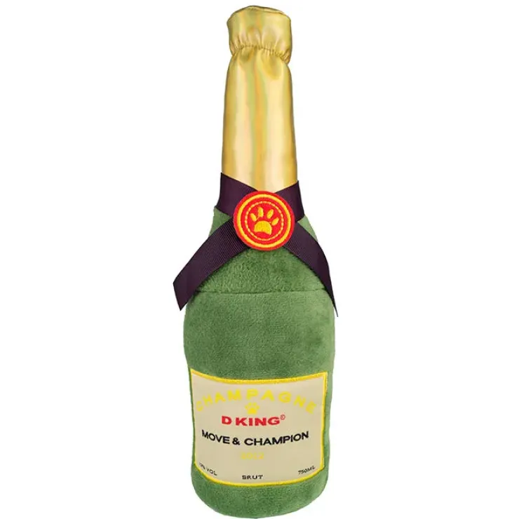 Champagneflaske i plys | OUTLET
