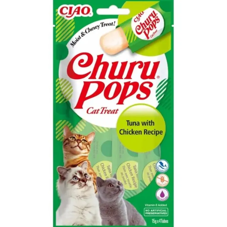 Churu Cat Pops Tuna/Chicken | 4 stk.