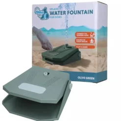 CoolPets Splash Water Fountain | Olivengrøn