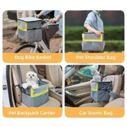 DogLemi Cykelkurv, Autostol, Transporttaske | 3i1