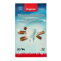 Dogman Dental Sticks M/L | Fra 7 stk | OUTLET