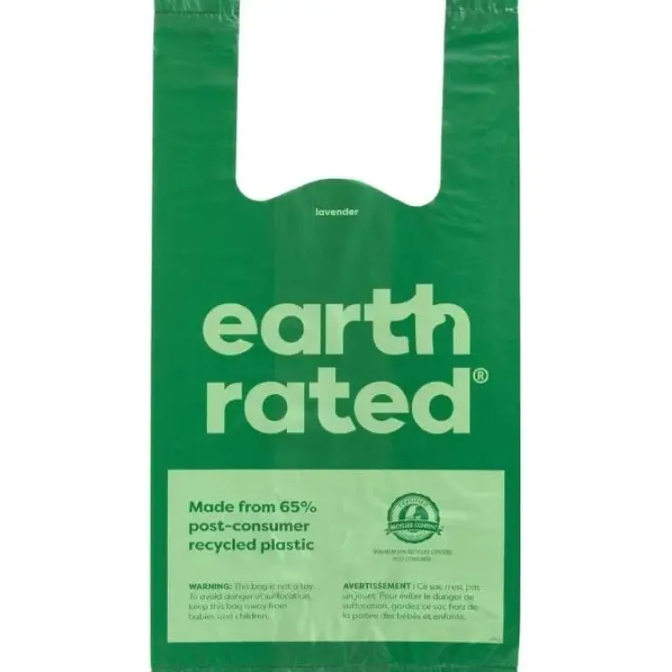 Earth Rated Miljøvenlige pølleposer m. håndtag, 120stk