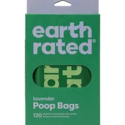 Earth Rated Miljøvenlige pølleposer m. håndtag, 120stk