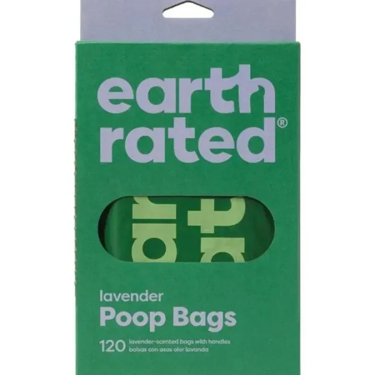 Earth Rated Miljøvenlige pølleposer m. håndtag, 120stk