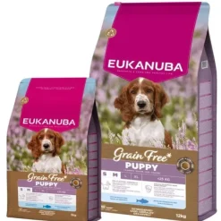 Eukanuba Grain Free Puppy - Small & Medium Breed | Tørfoder