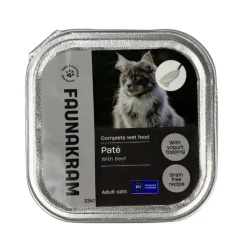 Faunakram Cat Paté with Beef Yogurt Topping | 100g