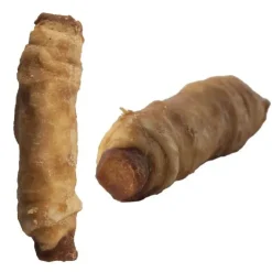Faunakram Chicken Sausage in Rawhide Roll, Small Dog | 300g
