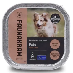 Faunakram Dog Paté, Beef | 300g