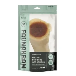 Faunakram Natural beef bone with stuffing | chicken