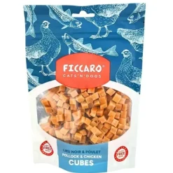 Ficcaro Pollock & Chicken Cubes | 100g
