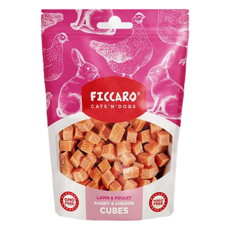 Ficcaro Rabbit & Chicken Cubes | 100g