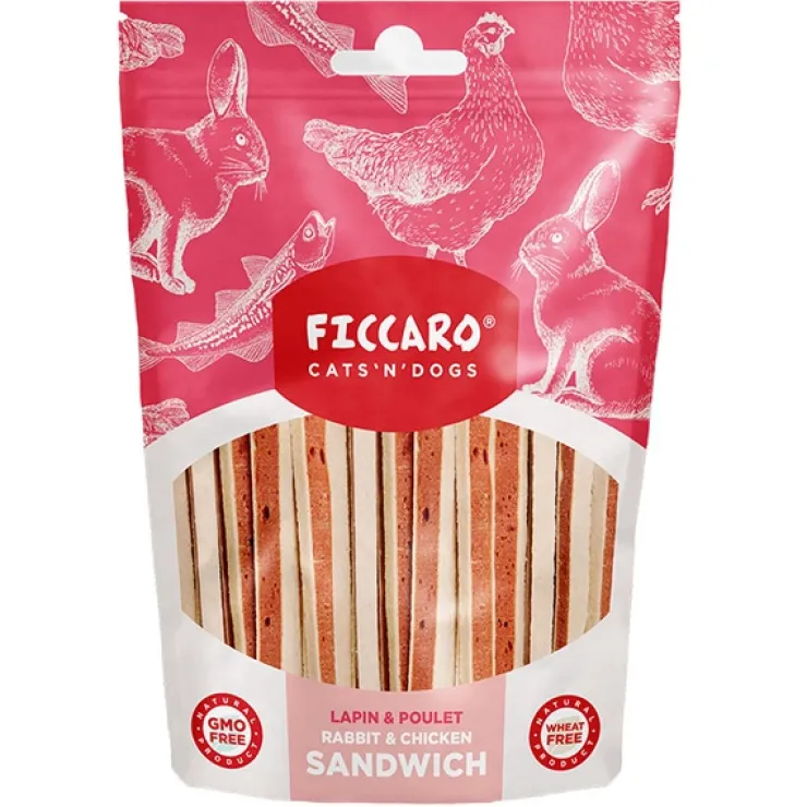Ficcaro Rabbit & Chicken Sandwich | 100g