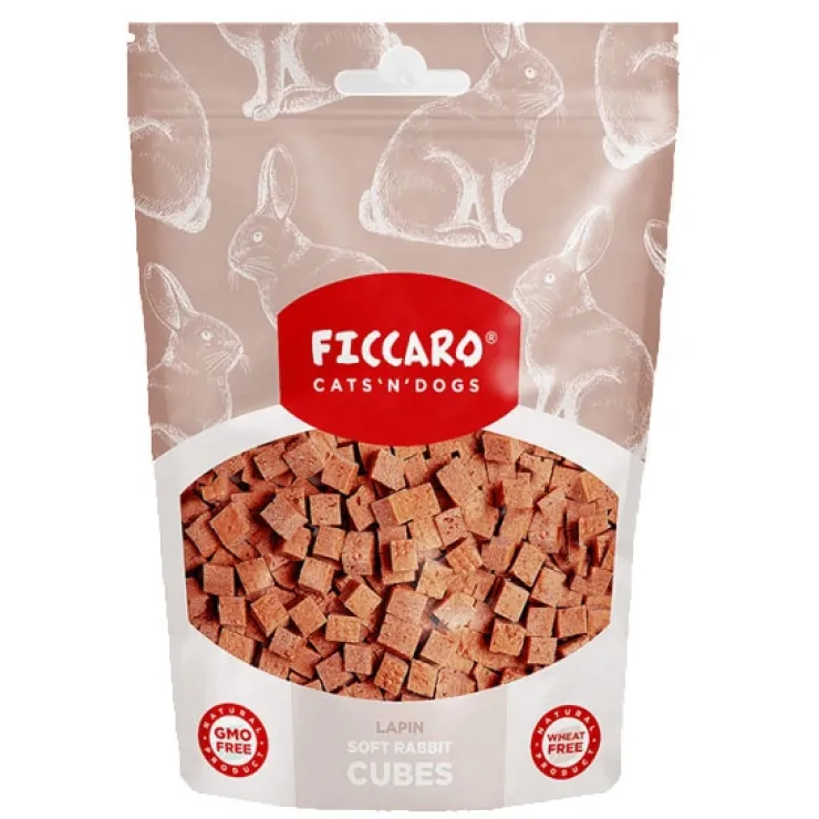 Ficcaro Soft Rabbit Cubes | 100g.