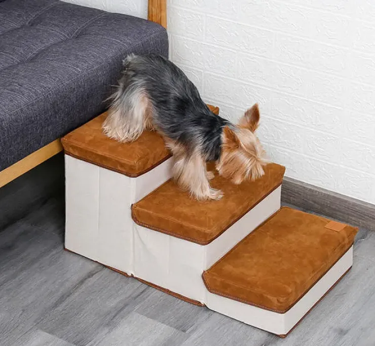 Foldbar hundetrappe med opbevaring