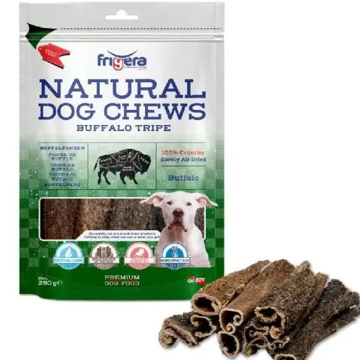Frigera Natural Dog Chews Bøffelkallun | 250g
