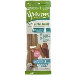 Gratis gave: Whimzees Puppy M/L, 30 g