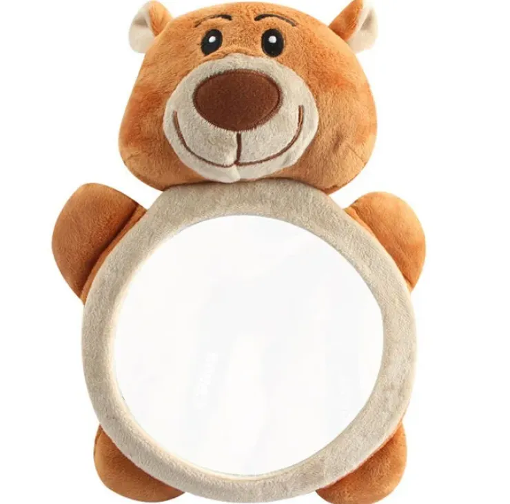 Hvalpespejl i plysbamse