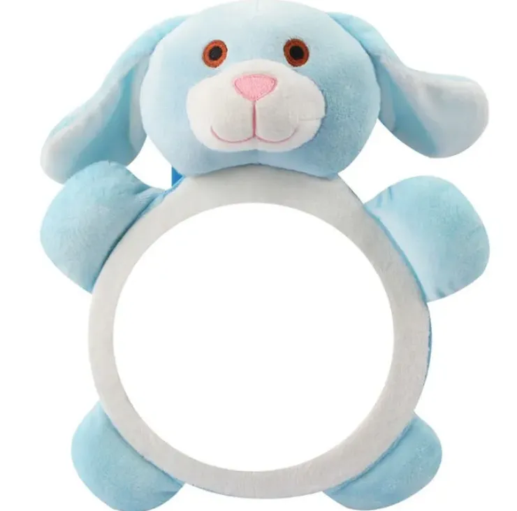 Hvalpespejl i plysbamse
