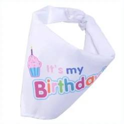 It's my Birthday Bandana | Hvid