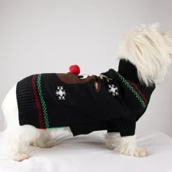 Julesweater til hund | M. Rensdyr