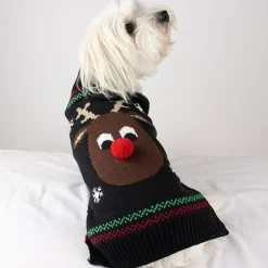 Julesweater til hund | M. Rensdyr