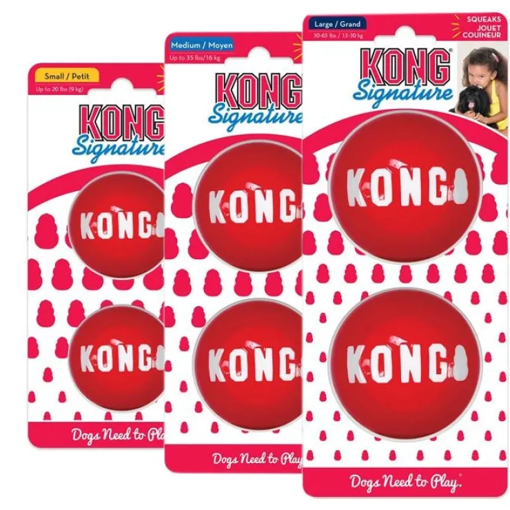 KONG Signature Balls, 2 /pk