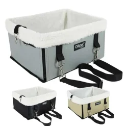 Luksus biltaske m. lammeskind | 2 str. | OUTLET