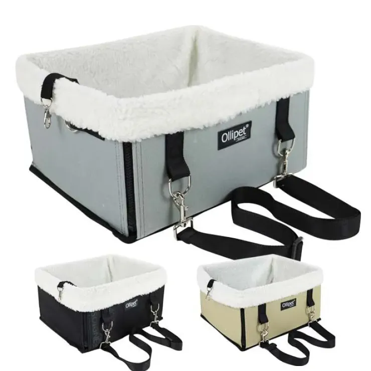 Luksus biltaske m. lammeskind | 2 str. | OUTLET