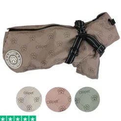 Ollipet Aqua Explorer De LuxeRegnjakke | Med Sele
