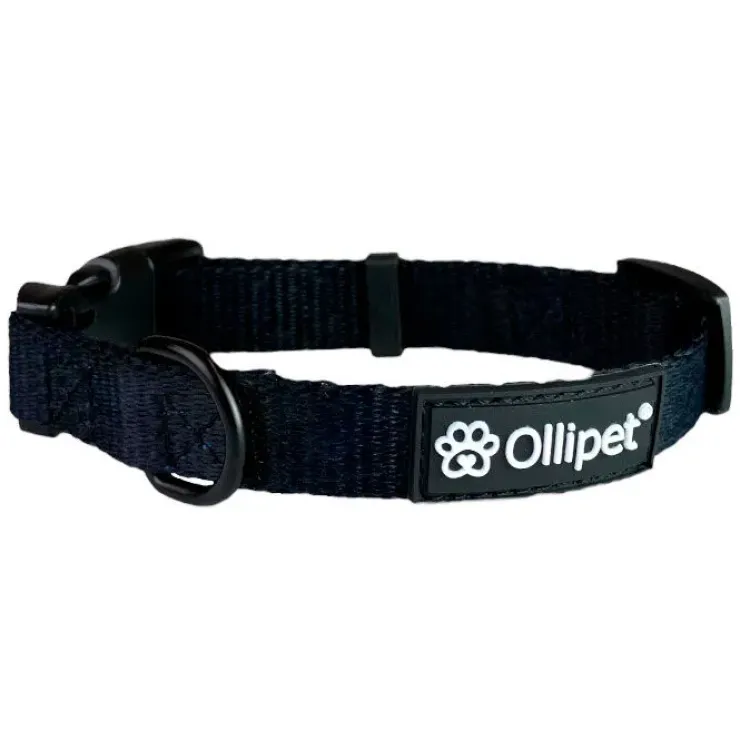 Ollipet City Lux Halsbånd | Midnight Black