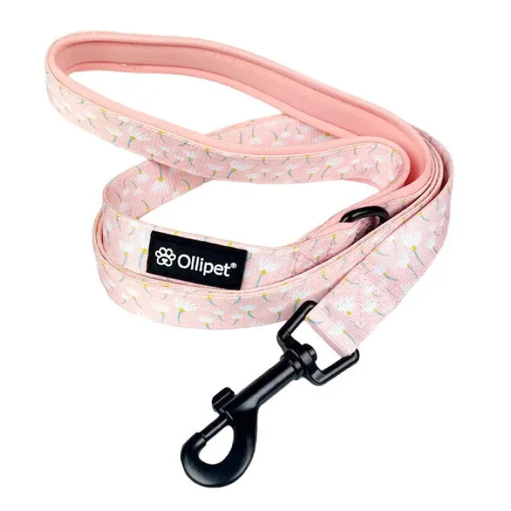 Ollipet City Lux Hundesnor | Lyserød m. Blomster
