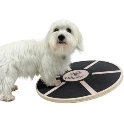 Ollipet DogFit Wood | Rundt Balancebræt