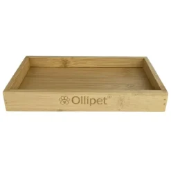 Ollipet firkantet Mini bambusholder | dobbelt OUTLET