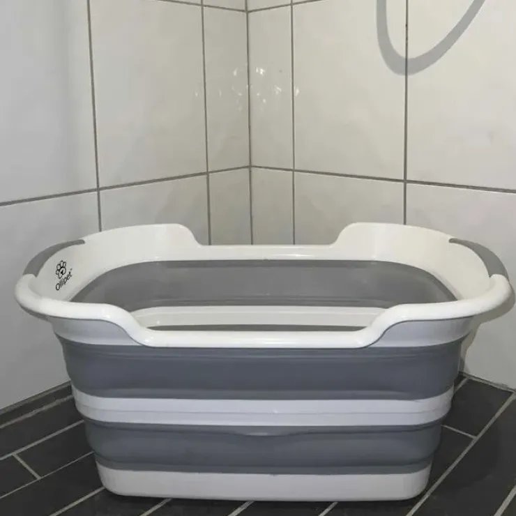 Ollipet foldbart badekar | m. bundprop