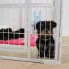 Ollipet hvalpegård m. stokke og gulvbeskytter | 100cm. Høj