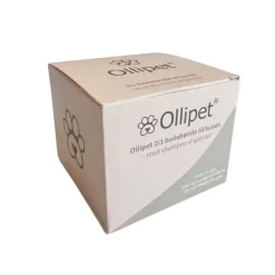Ollipet 2i1 badebørste til hunde | Shampoo dispenser
