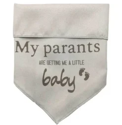 Ollipet "My parents are getting me a little baby" bandana