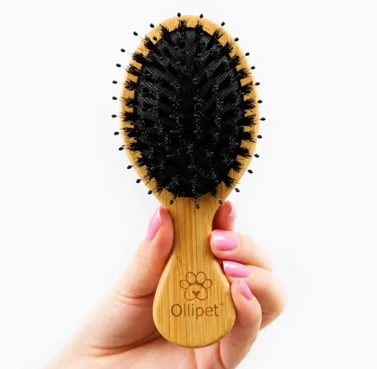 Ollipet Natural Mini Bambusbørste | Mix Brush