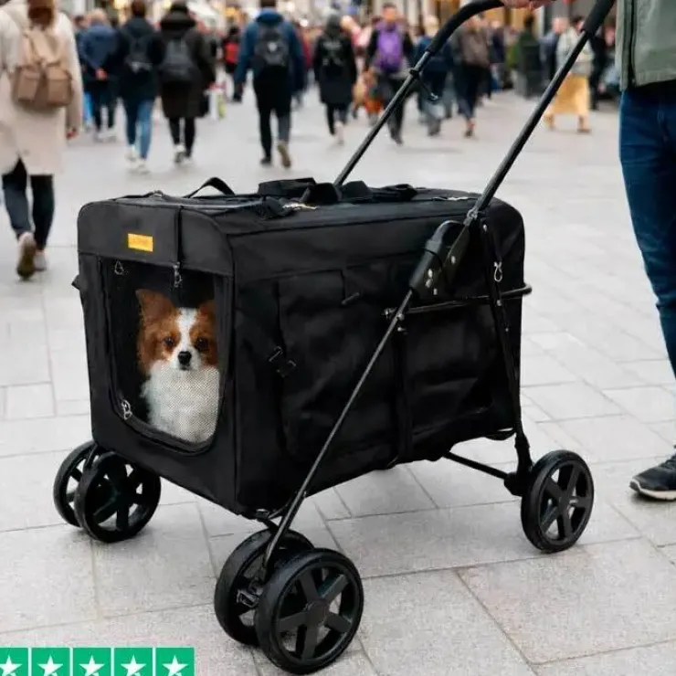 Ollipet Rimini 2i1 Transporttaske aftagelige hjul (DC)