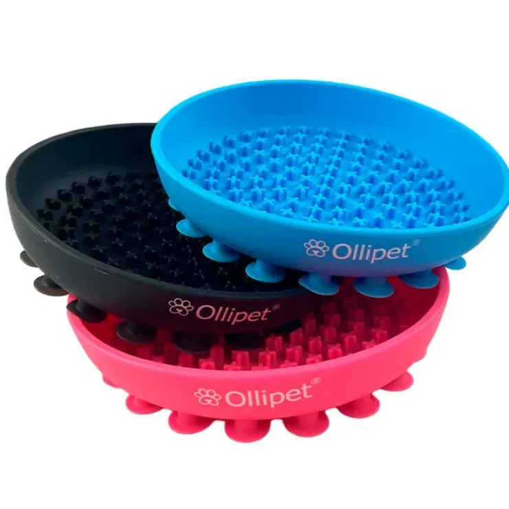 Ollipet slikkeskål med sugekopper